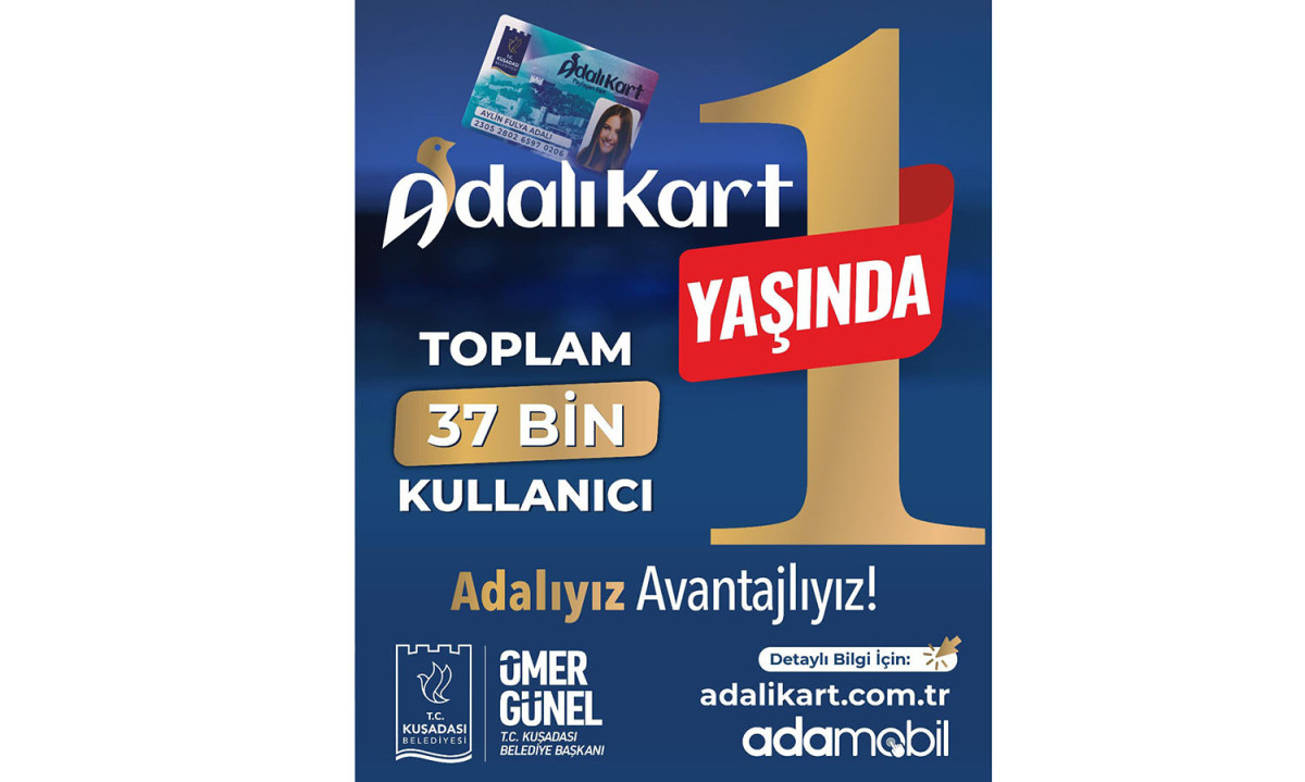 ADALI KART 1 YAŞINDA!